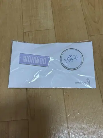WONWOO 핀 배지