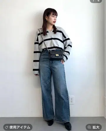 BARNYARDSTORM 소프트 와이드 데님