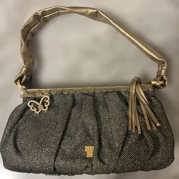 [미사용] ANNA SUI 백 골드 라메