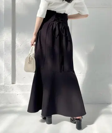 백 레이스업 머메이드 스커트 nice claup