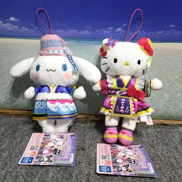 산리오 퓨로랜드 콜라보레이션 라이브 캐릭터 봉제 인형 2체 세트 2
