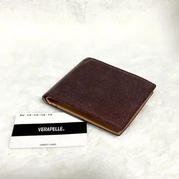 VERAPELLE 가죽 반지갑 소가죽