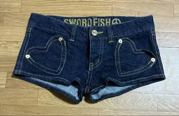 y2k 헤이세이 갸루 소드피쉬 마이크로 미니 숏 팬츠 M