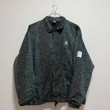 DC SHOES 레오파드 무늬 자켓 그린