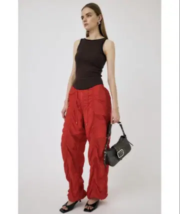 moussy SHEER MILITARY LOOSE 팬츠