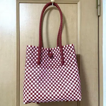[미사용 새상품] mekearisa 메케아리사 구미 백 M 포피 깅엄