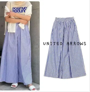 UNITED ARROWS THOMAS MASON 개더 와이드 팬츠