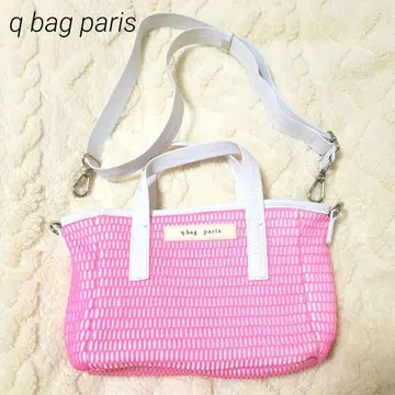 q bag paris 숄더백 핑크 메쉬백