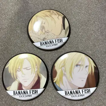 BANANA FISH 캐릭터 배지 컬렉션 캔뱃지 아쉬 3세트