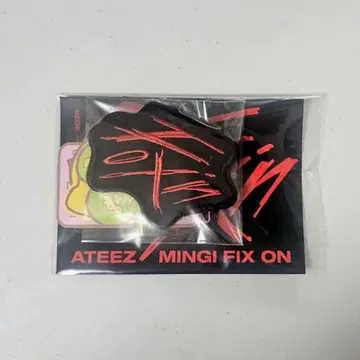 ATEEZ MINGI FIX ON POP-UP 와펜 스티커 세트