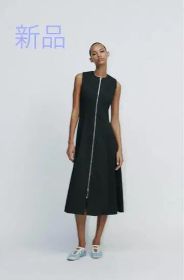 택 포함 새상품 8600엔! ZARA 자라*핀스트라이프 원피스 S