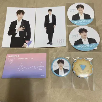 원우 세부치 카페 2019 엽서 코스터 캔뱃지 세트
