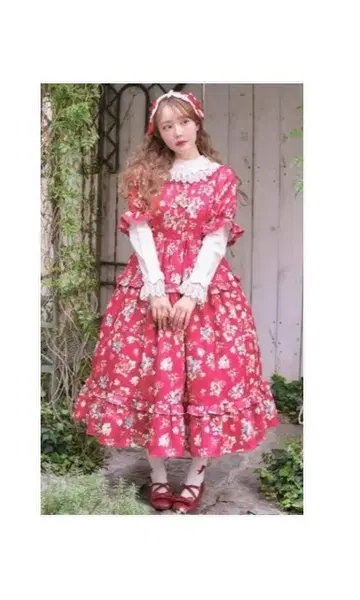 axes femme kawaii 새상품 클래식 베리 원피스
