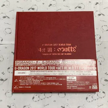 BIGBANG G-DRAGON 2017 ACTIII MOTTE DVD