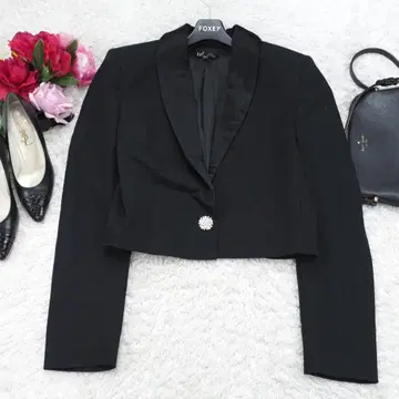 G9313*ZARA 자라 싱글 테일러드 자켓 블랙 S