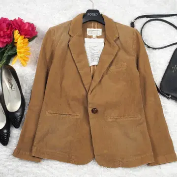 Y8152*커렌트 엘리엇 코듀로이 자켓 브라운