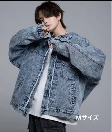 [ M 사이즈 ] ADRER 빈티지 오버 데님 자켓