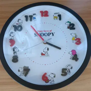 SNOOPY 벽시계 중고