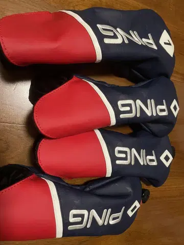PING 드라이버 & FW용 골프헤드커버 4개 세트