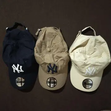 뉴욕 양키스 야구 모자 3세트