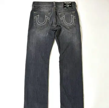 TRUE RELIGION RICKY 데님 팬츠 W33 올 블랙