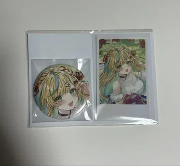 타테츠타 츠즈 생일 굿즈 캔뱃지 & 폴라로이드풍 카드