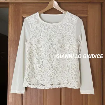 GIANNI LO GIUDICE 새상품급 상의 이토킨 레이스