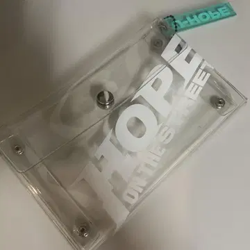 hope on the street 클리어 파우치 / j-hope