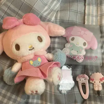 마이멜로디 봉제 인형 기타 세트