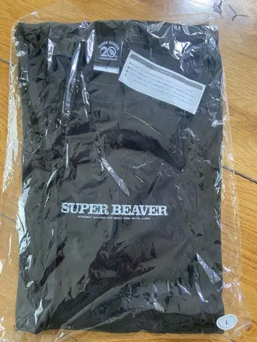 SUPER BEAVER 20주년 티셔츠 블랙