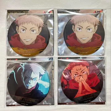 주술회전 명장면 캔뱃지 이타도리 유우지 스쿠나 4점