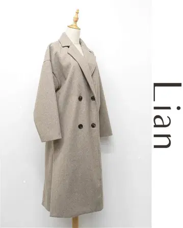 J316/새상품급 Lian 체스터 코트 롱 코트 드롭 숄더