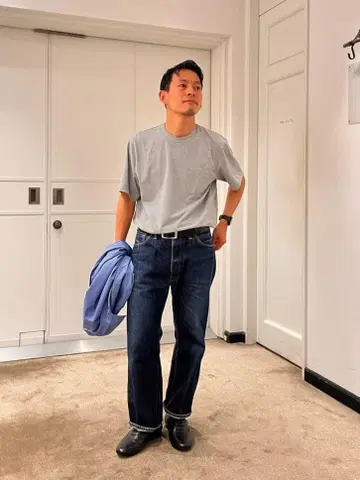 L 새상품 25ss HAND ROOM 포켓 티셔츠