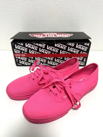 VANS 핑크 스니커즈 박스 포함