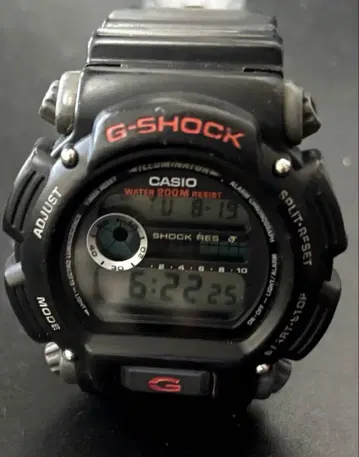 G-SHOCK 디지털 시계 블랙