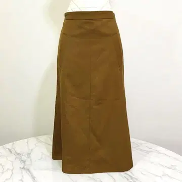 CLEAR IMPRESSION 롱 스커트 A라인 [F] 브라운 계열 카키