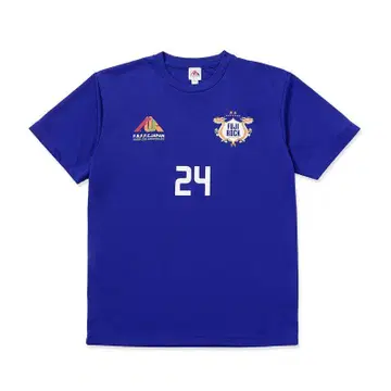 미개봉 새상품 후지록 FUJI ROCK 24 파랑 축구 T셔츠 L