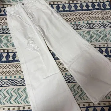 제이다 데미지 와이드 팬츠