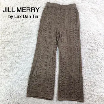 JILL MERRY by Lax Dan Tia 전체 레이스 캐주얼 팬츠