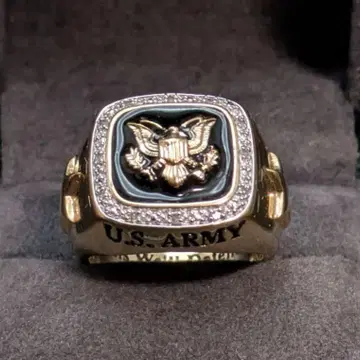 1976년 미국 Balfour사 제작 스털링 실버 925 아미 반지