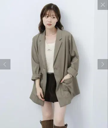 kastane 백 슬릿 자켓 그레이