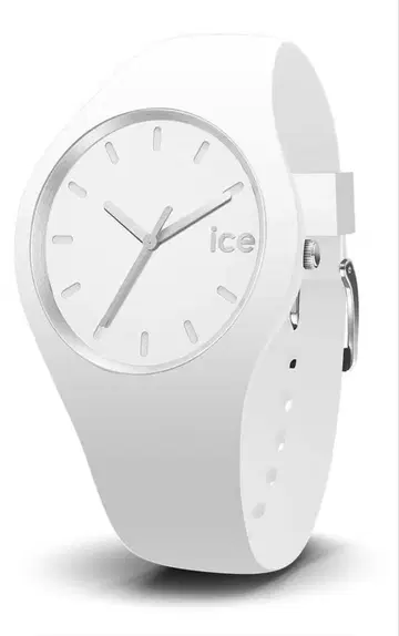 ice 화이트 아날로그 손목시계