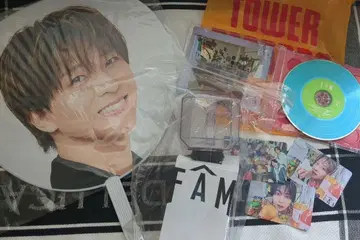 Timelez FAM 응원봉 & CD & 테라니시 타쿠토 부채 세트