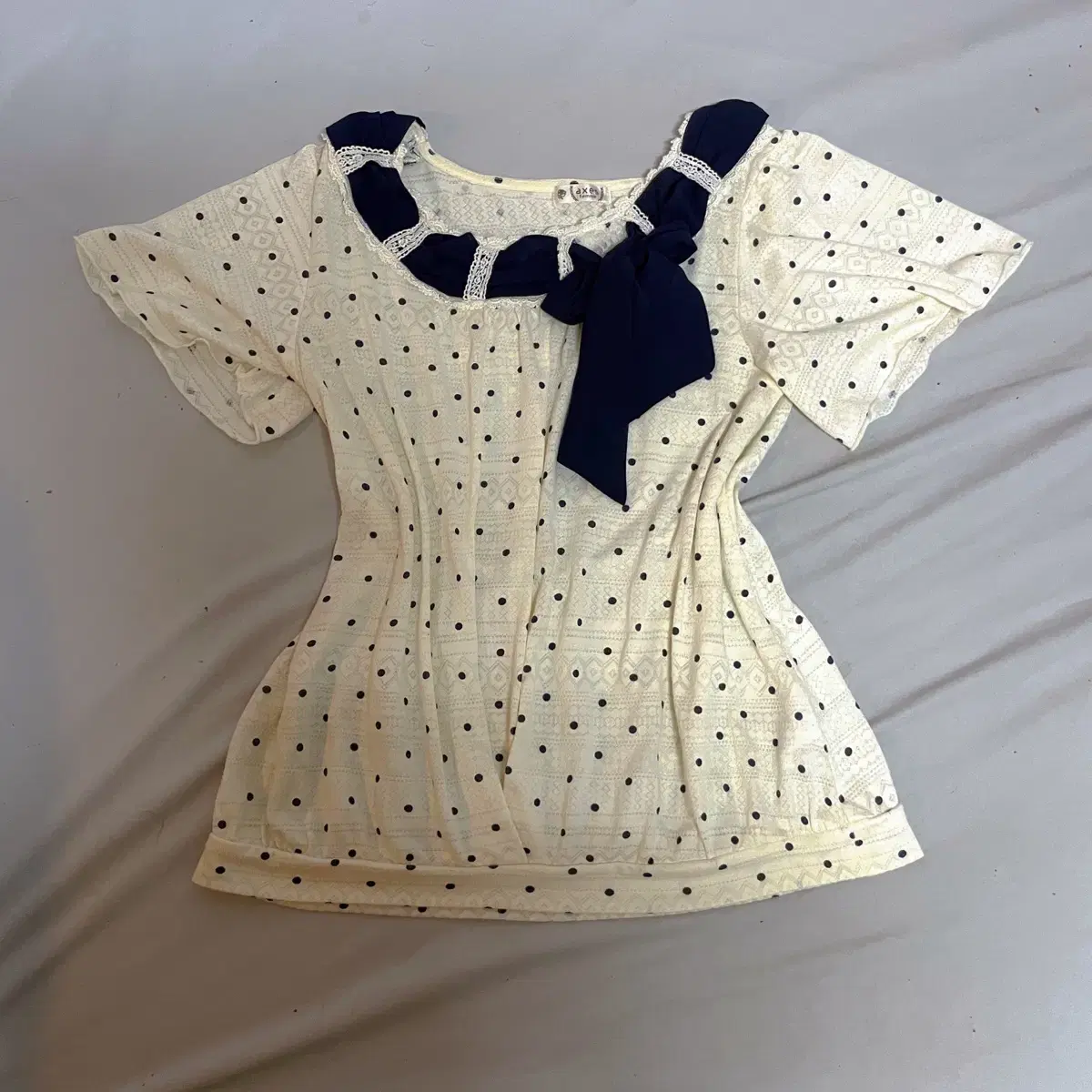 Rosefrantz Puff Shirring Ribbon T-shirt Punching Embroidery