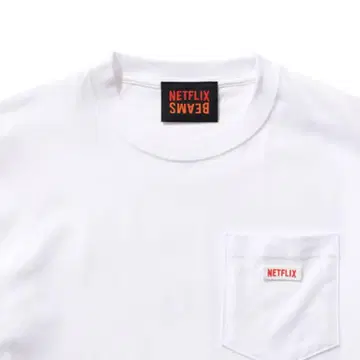 Netflix x BEAMS 로고 팩 T