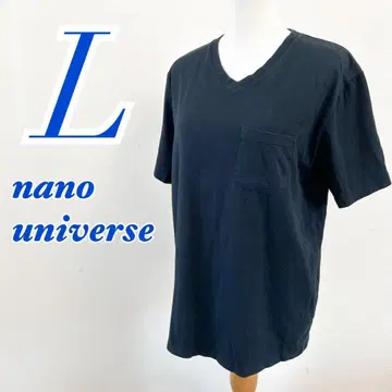 nano universe 나노 유니버스 블랙 반팔 티셔츠 캐주얼