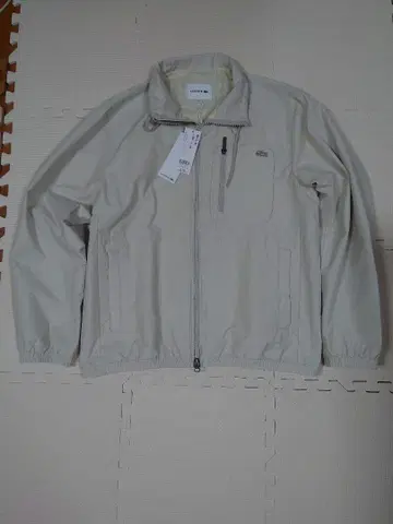 LACOSTE 빈티지 트윌 스탠드 칼라 블루종 48 사이즈
