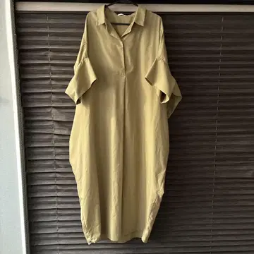 ITEMS URBAN RESEARCH 베이지 셔츠 원피스