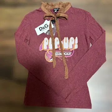 D&G 프릴 리본 긴팔 티셔츠!