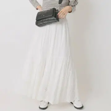 컷워크 레이스 스커트/Uby SPICK&SPAN/38